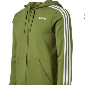 Olive green adidas jackets/hoodie